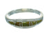 Sterling Silver Turquoise Inlay Southwestern Ring Size 7-1/2 AX86547
